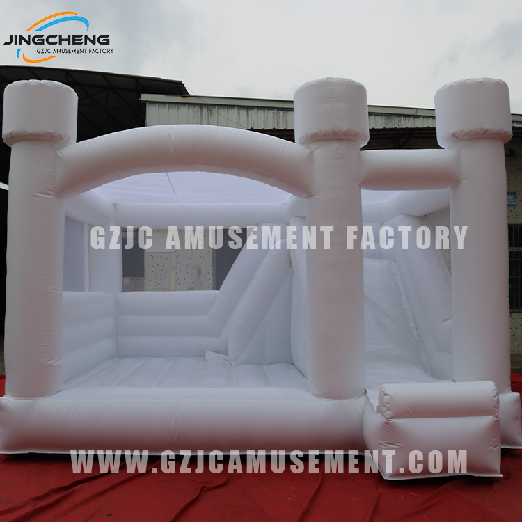 Castle Inflatable Bouncer White