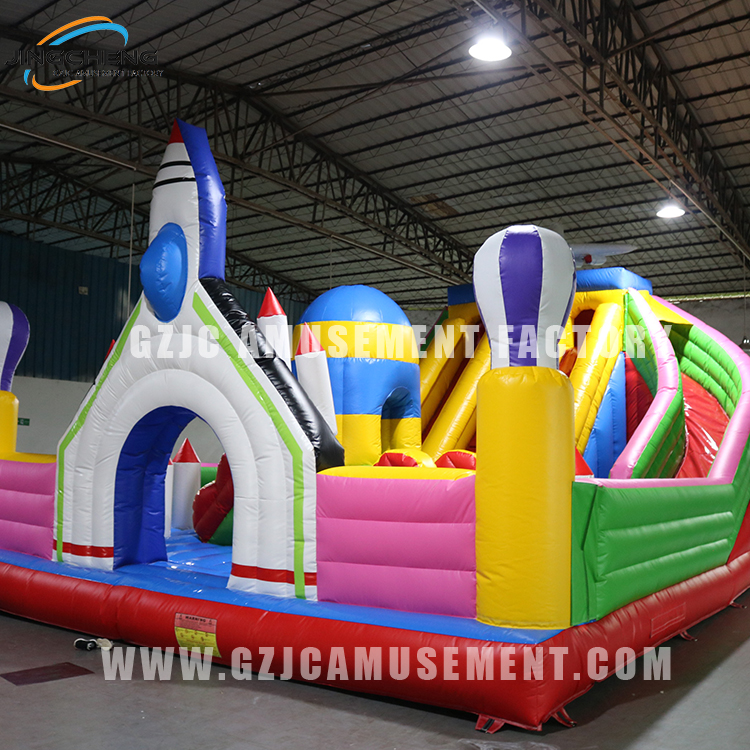 Indoor inflatable play area