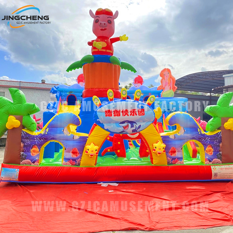 Inflatable children's outdoor playground