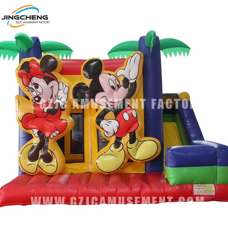 Mickey and Minnie inflatable Bouncy Slide Combo