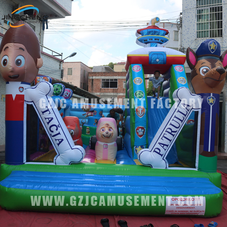 PAW Patrol inflatable combo with slide