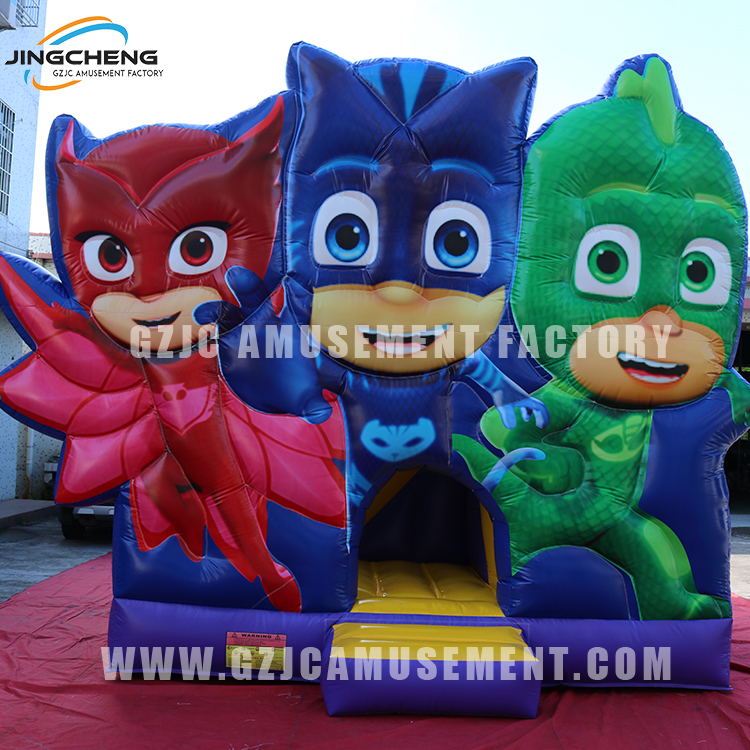 PJ Masks inflatable bouncy castle with slide