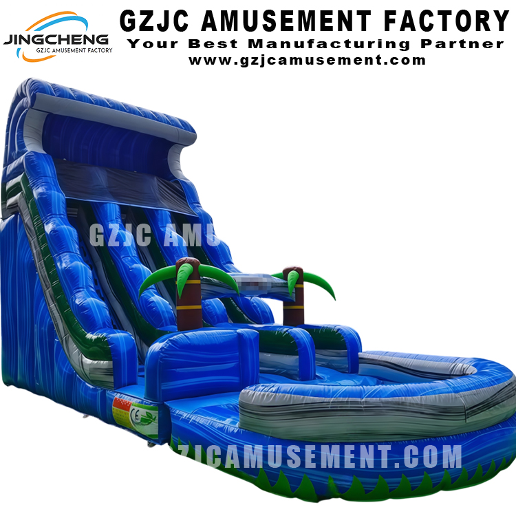 Palm tree Double slide Water Slide