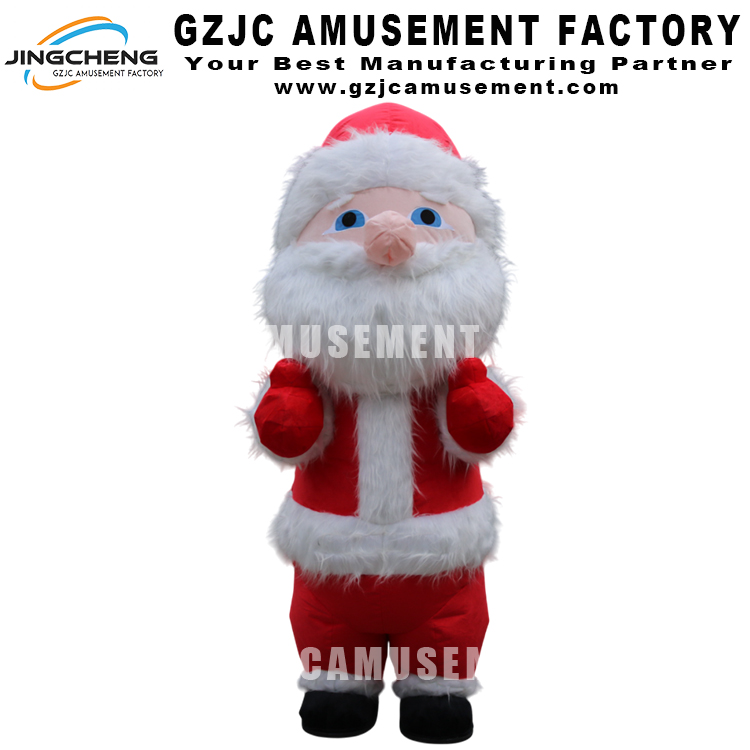 Portable Walking Inflatable Santa Claus Costume Children's Christmas Party Dress Xmas Costume