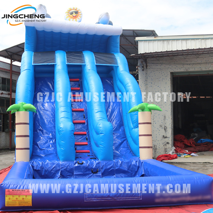 Tropical Water Slide Inflatable